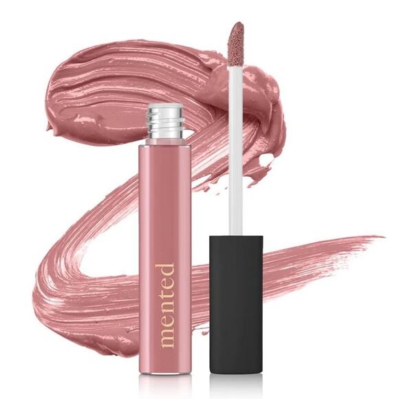 Mented Cosmetic Lip Gloss Moisture Lipstick Cruelty Free Vegan Pink About Me NEW - Picture 1 of 7